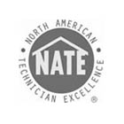 NATE badge